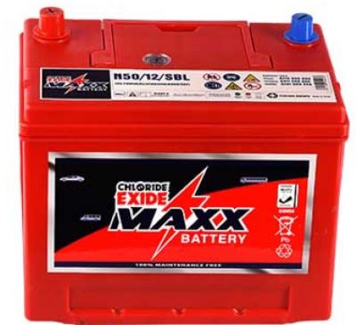 MAXX EXIDE BATTERY N50